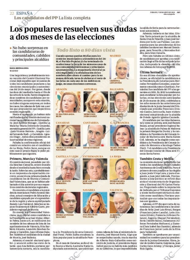 ABC MADRID 07-03-2015 página 22