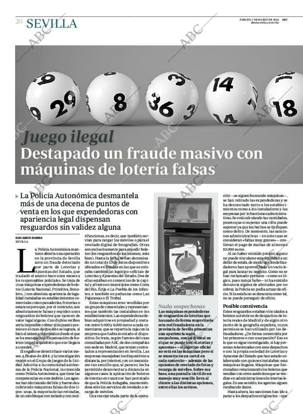 ABC SEVILLA 07-03-2015 página 20