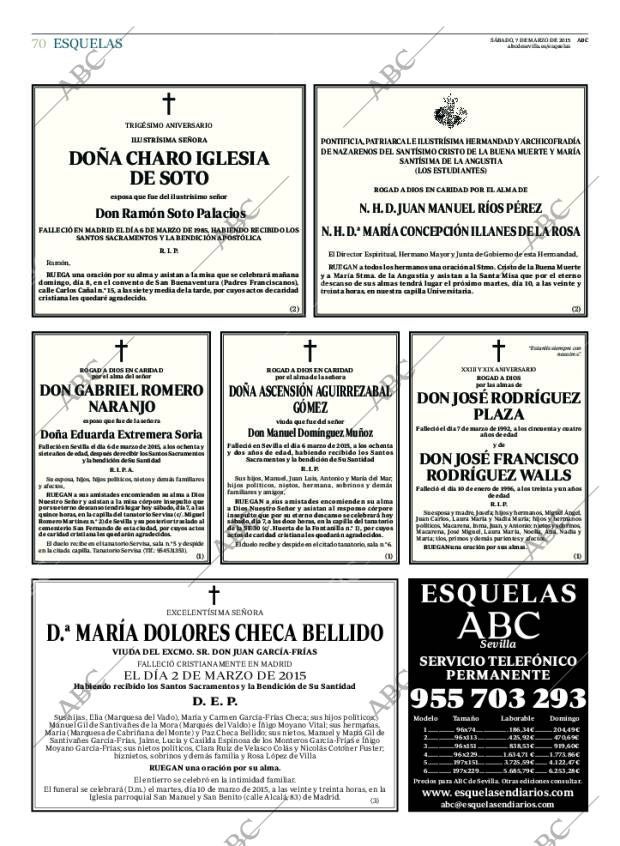 ABC SEVILLA 07-03-2015 página 70