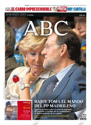 ABC MADRID 08-03-2015 página 1