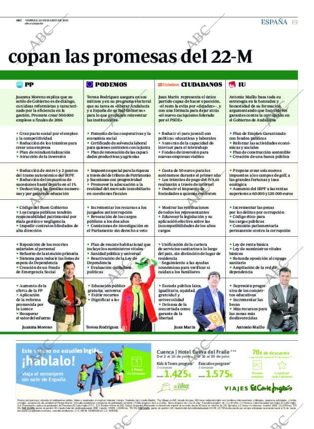 ABC MADRID 20-03-2015 página 19