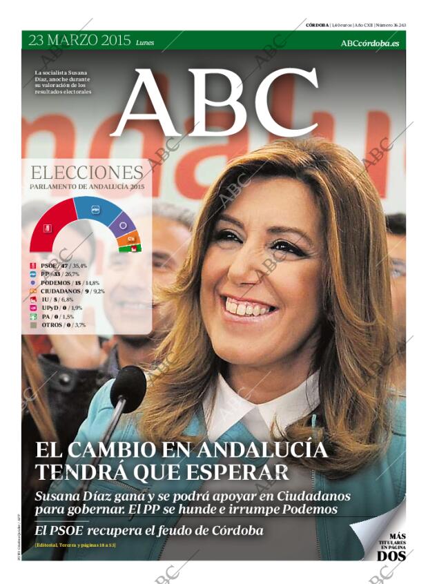 ABC CORDOBA 23-03-2015 página 1