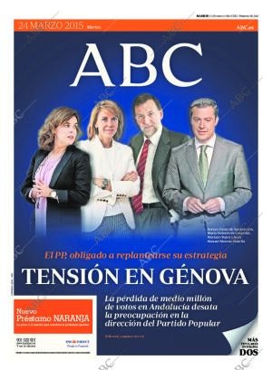 ABC MADRID 24-03-2015 página 1