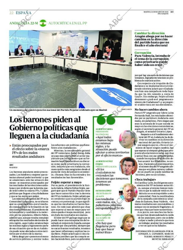ABC MADRID 24-03-2015 página 22