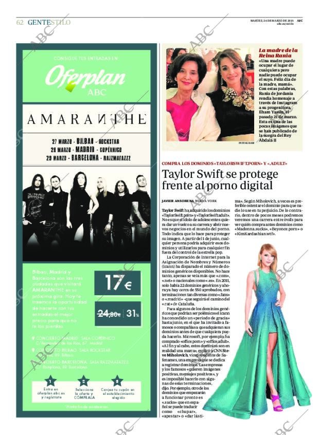 ABC MADRID 24-03-2015 página 62