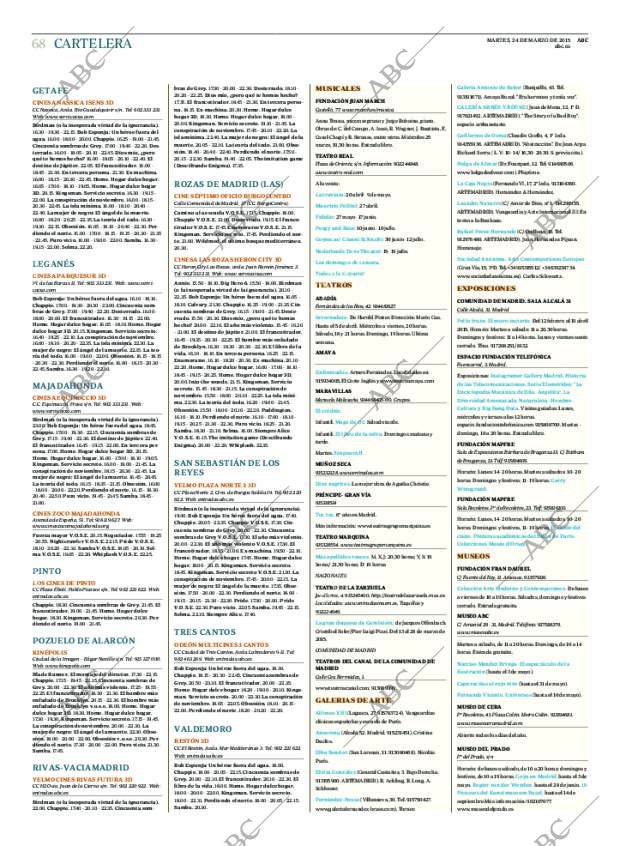 ABC MADRID 24-03-2015 página 68
