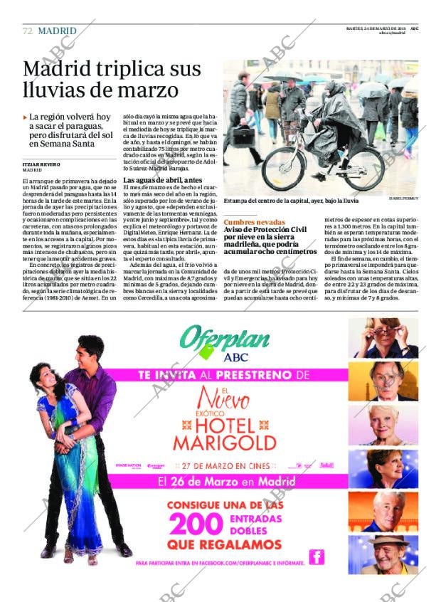 ABC MADRID 24-03-2015 página 72