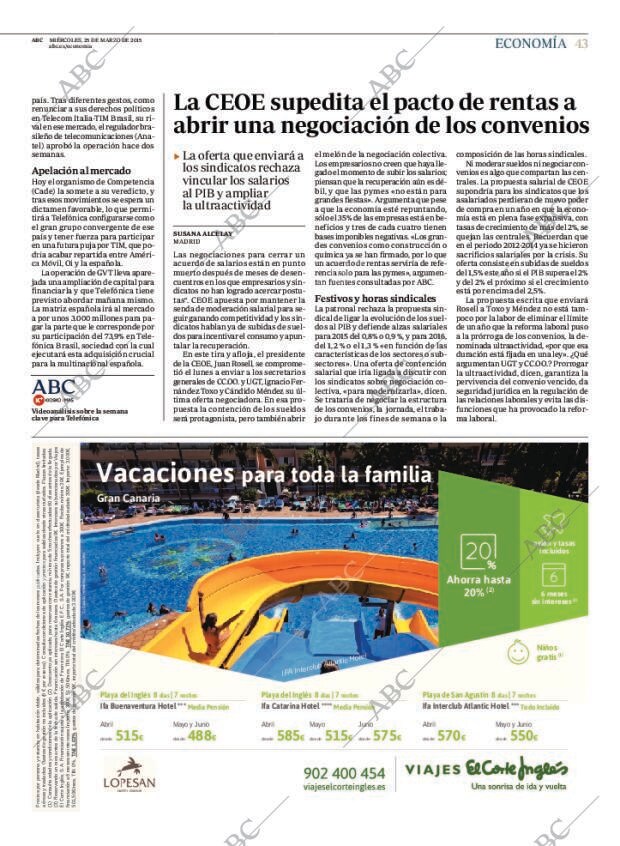 ABC MADRID 25-03-2015 página 43