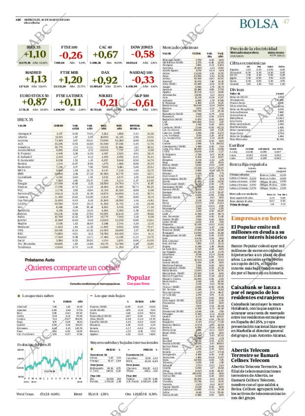 ABC MADRID 25-03-2015 página 47