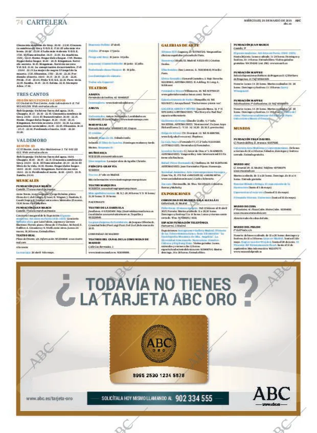 ABC MADRID 25-03-2015 página 74