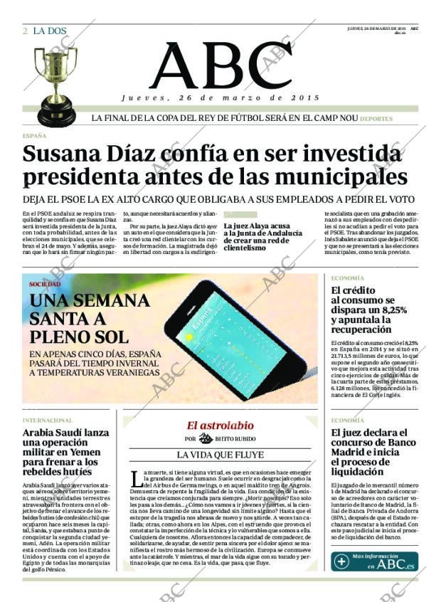 ABC MADRID 26-03-2015 página 2