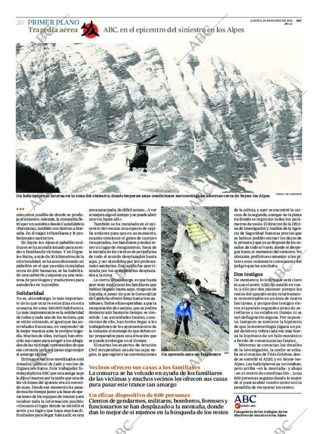 ABC MADRID 26-03-2015 página 20