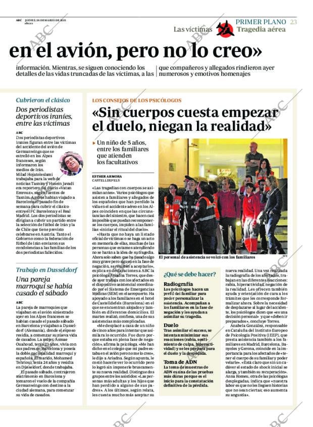 ABC MADRID 26-03-2015 página 23