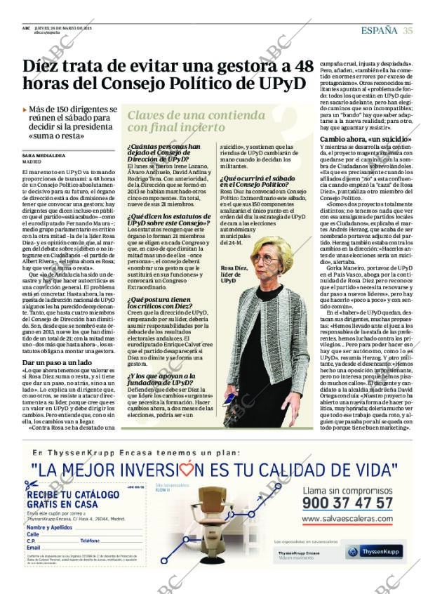 ABC MADRID 26-03-2015 página 35