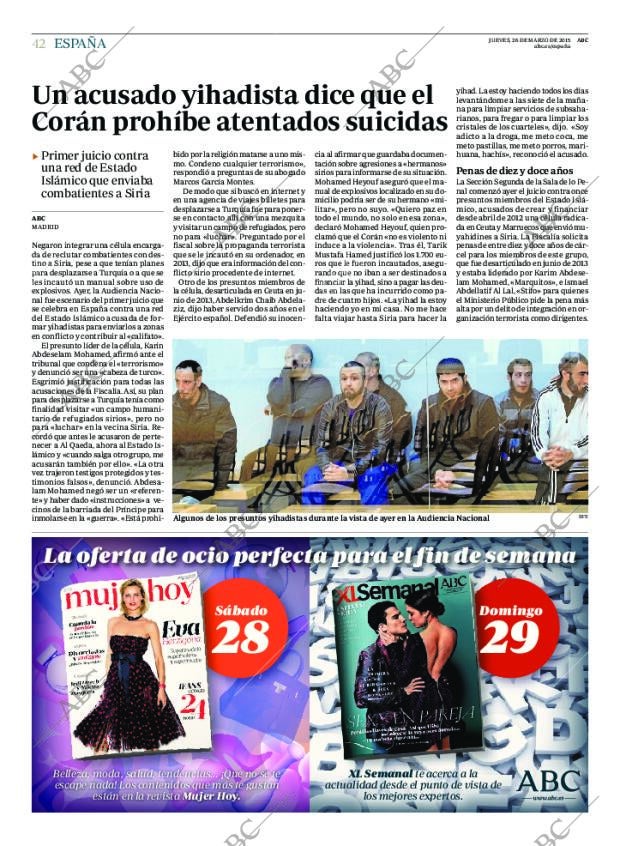 ABC MADRID 26-03-2015 página 42