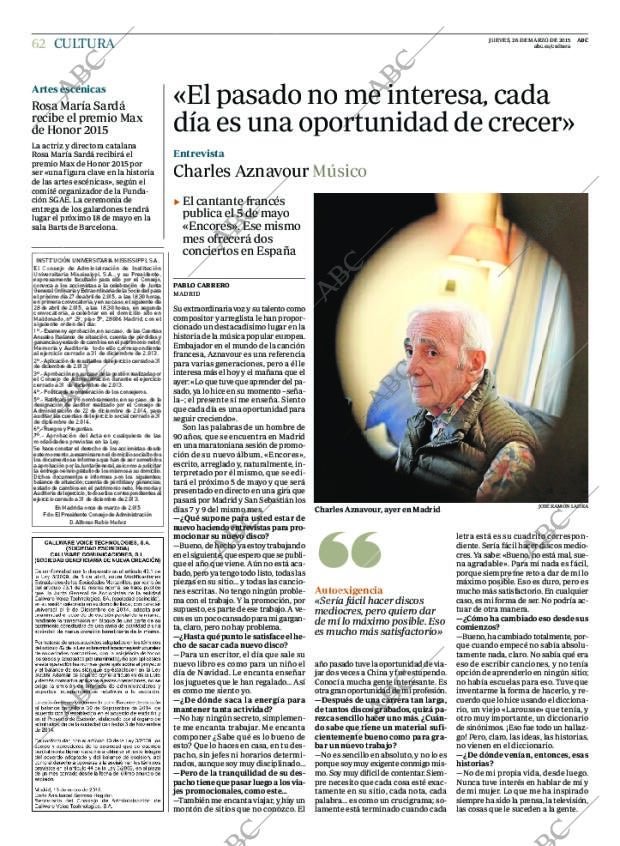 ABC MADRID 26-03-2015 página 62
