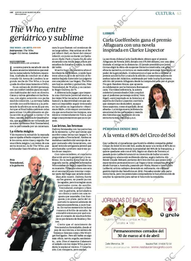 ABC MADRID 26-03-2015 página 63