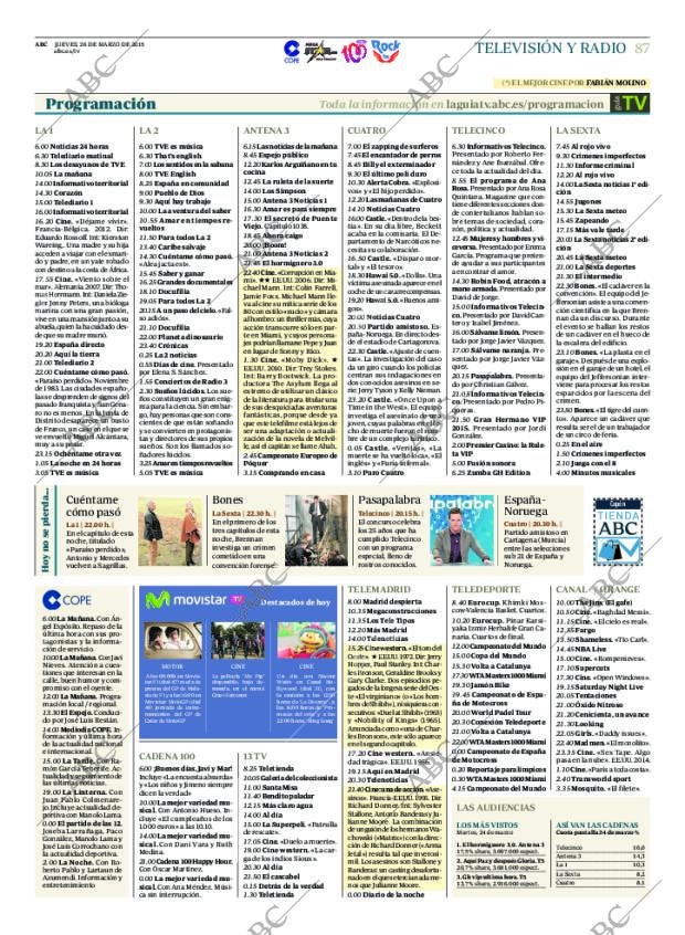 ABC MADRID 26-03-2015 página 87