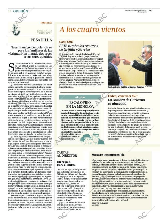 ABC MADRID 27-03-2015 página 14