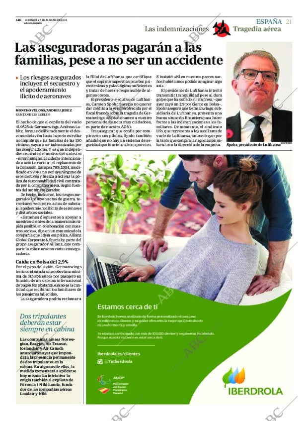 ABC MADRID 27-03-2015 página 21