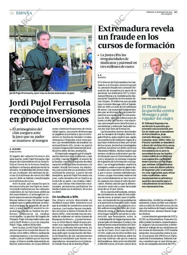 ABC MADRID 27-03-2015 página 28