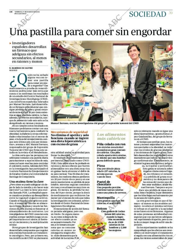 ABC MADRID 27-03-2015 página 39
