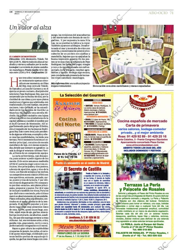 ABC MADRID 27-03-2015 página 71