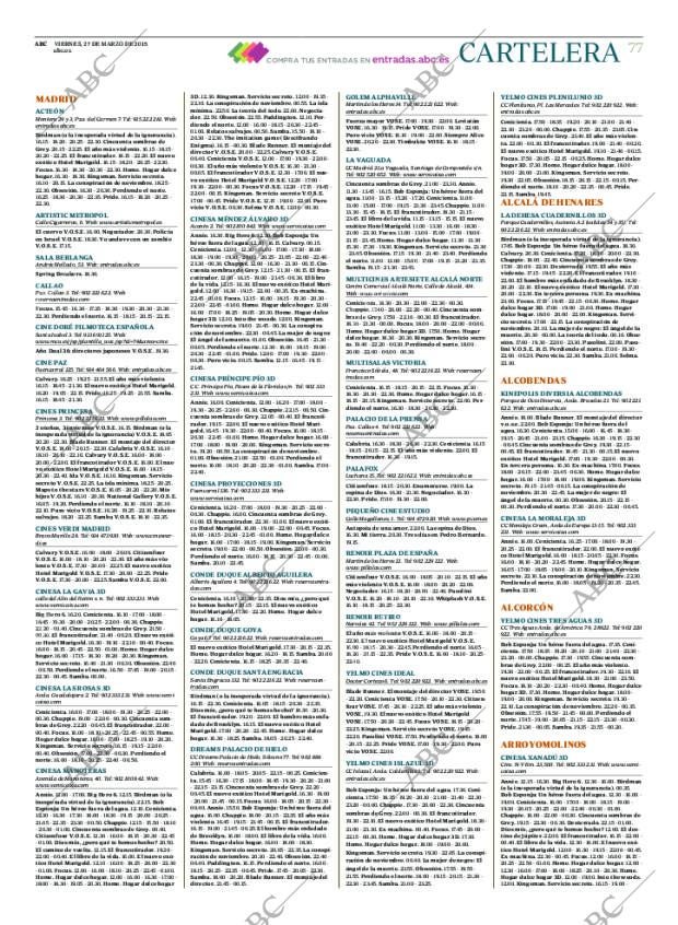 ABC MADRID 27-03-2015 página 77