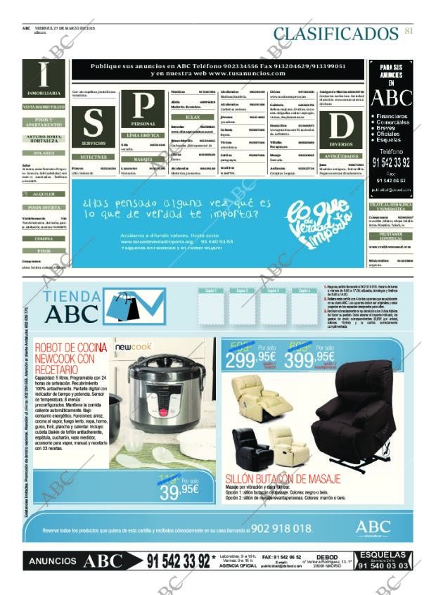 ABC MADRID 27-03-2015 página 81