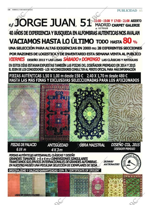 ABC MADRID 27-03-2015 página 85