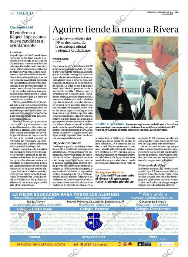ABC MADRID 27-03-2015 página 86