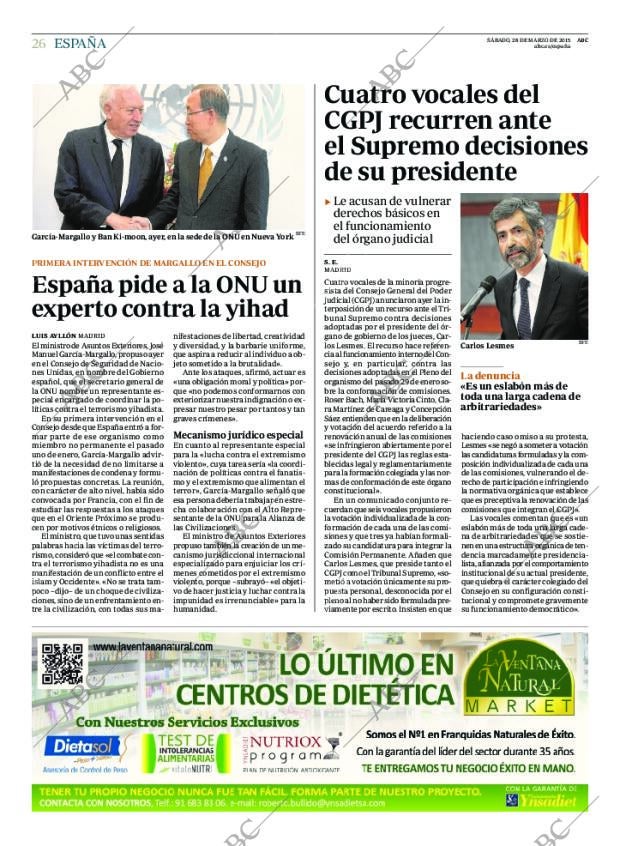 ABC MADRID 28-03-2015 página 26