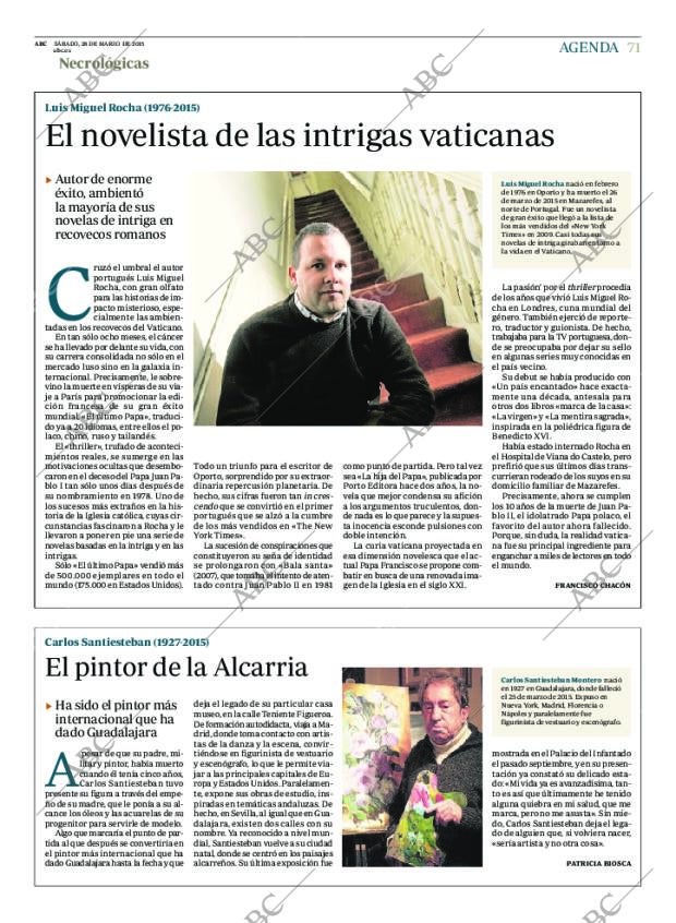 ABC MADRID 28-03-2015 página 71