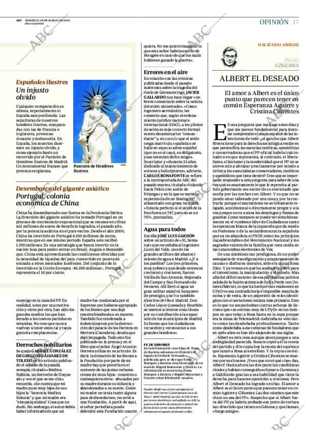 ABC MADRID 29-03-2015 página 17