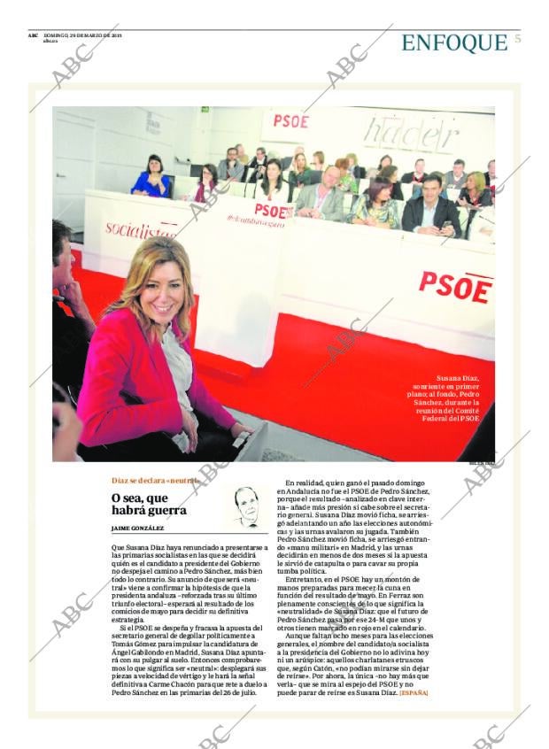 ABC MADRID 29-03-2015 página 5