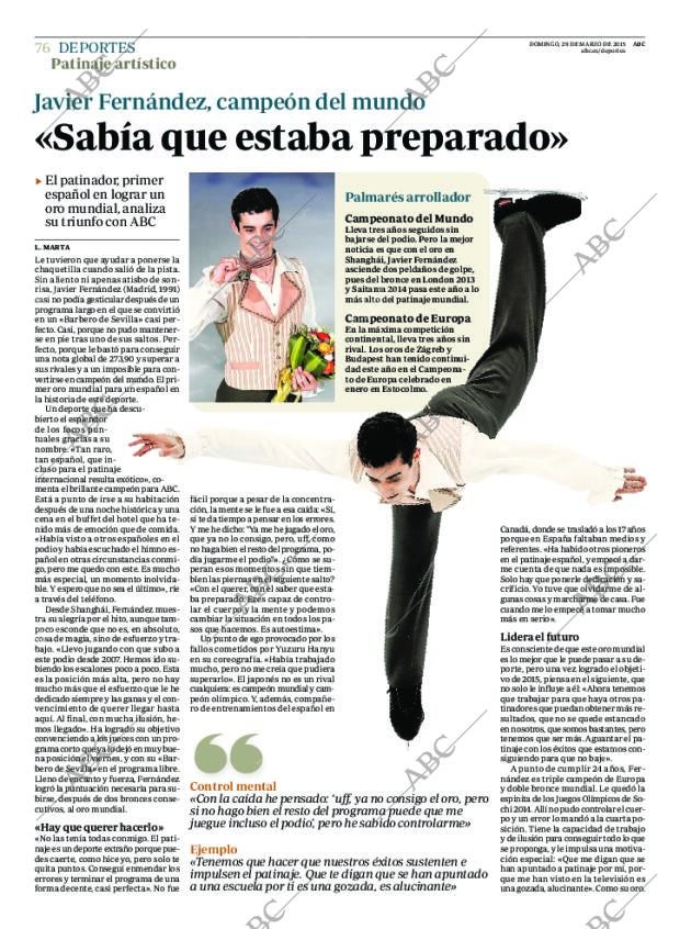 ABC MADRID 29-03-2015 página 76