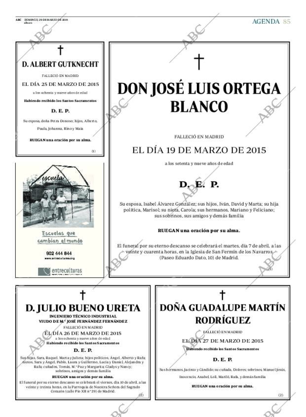 ABC MADRID 29-03-2015 página 85