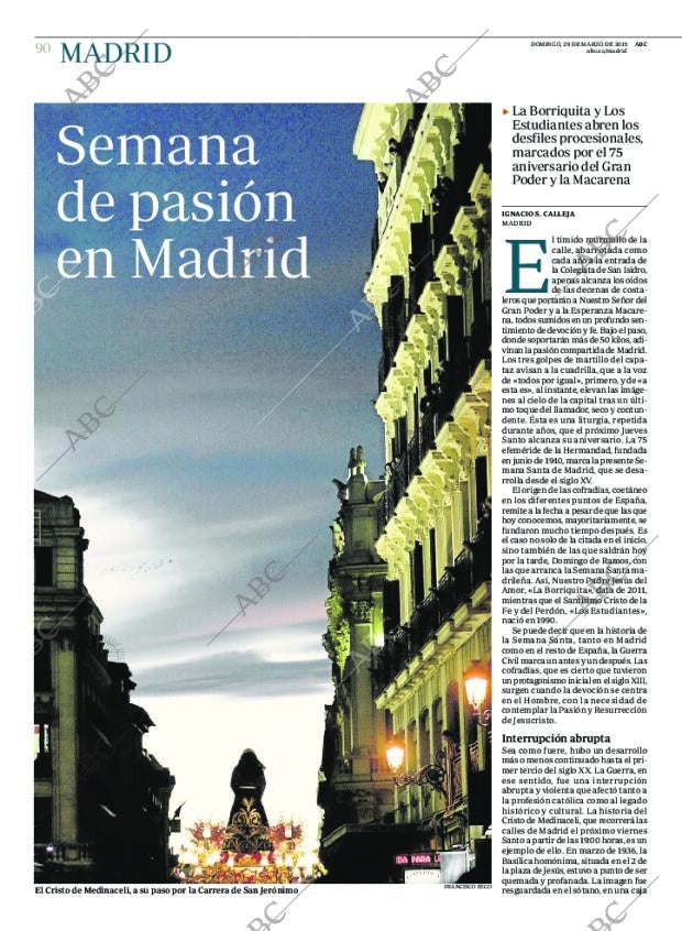 ABC MADRID 29-03-2015 página 90