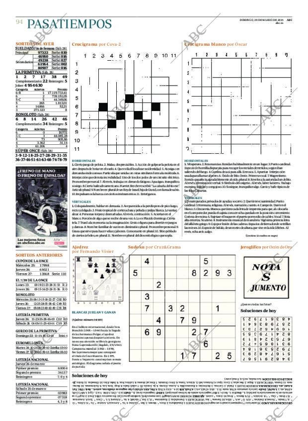 ABC MADRID 29-03-2015 página 94