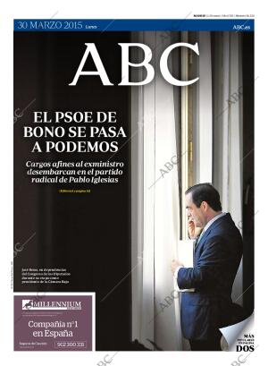 ABC MADRID 30-03-2015 página 1