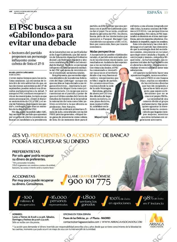 ABC MADRID 30-03-2015 página 19