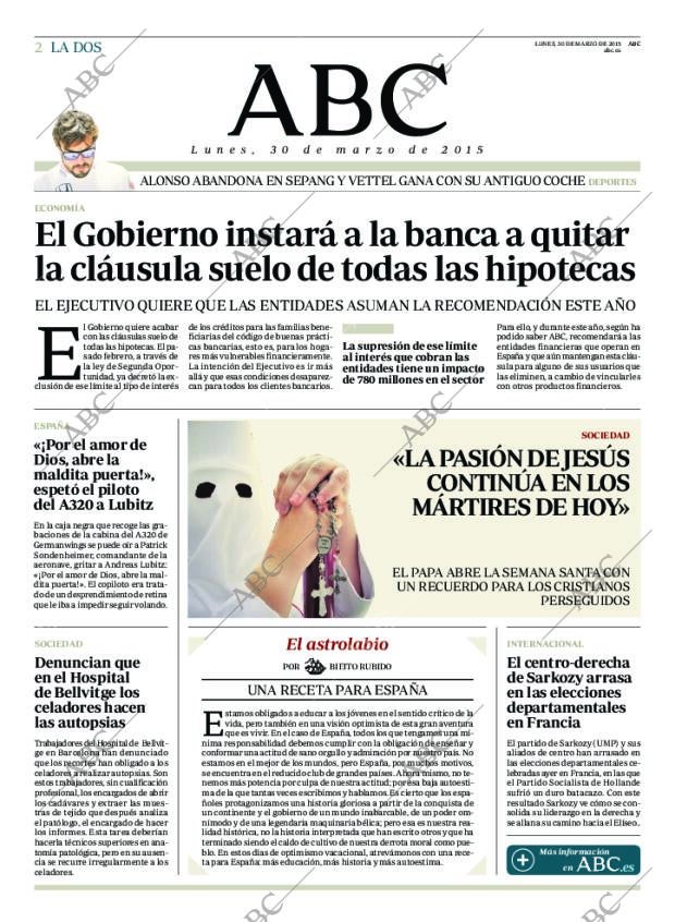 ABC MADRID 30-03-2015 página 2