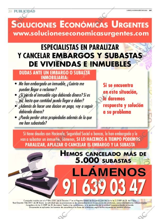 ABC MADRID 30-03-2015 página 20