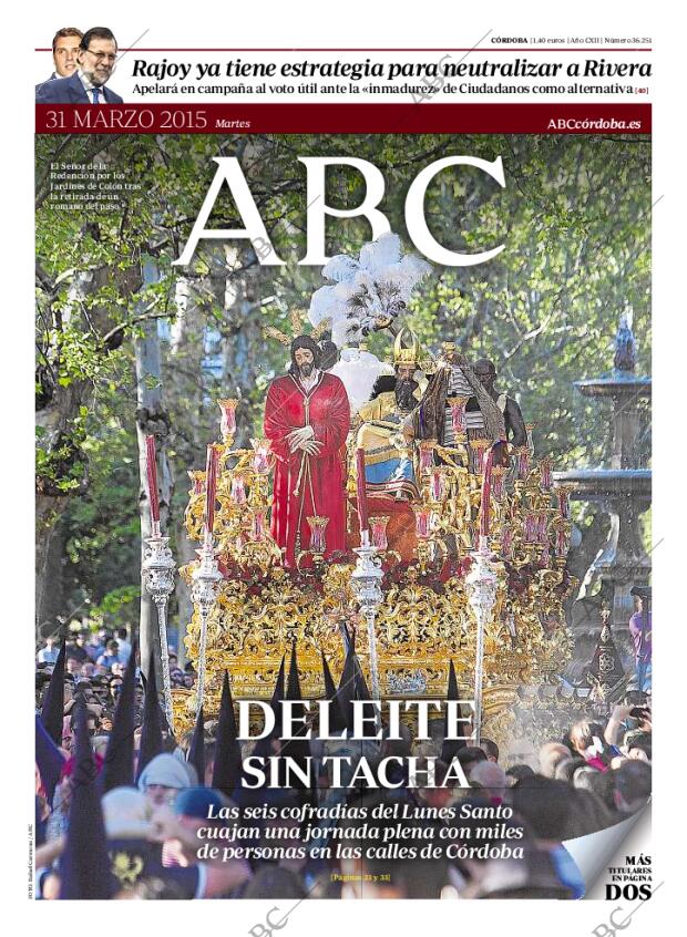 ABC CORDOBA 31-03-2015 página 1