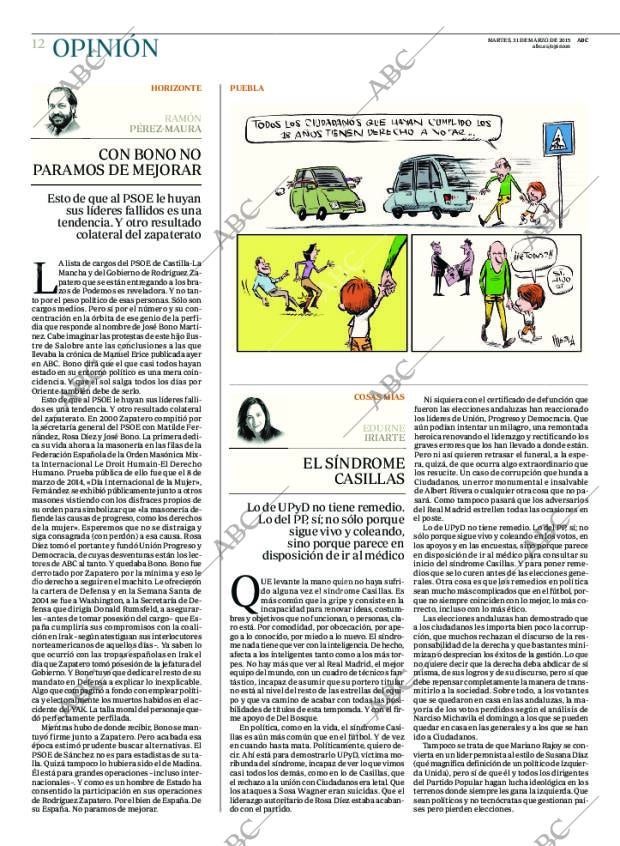 ABC MADRID 31-03-2015 página 12