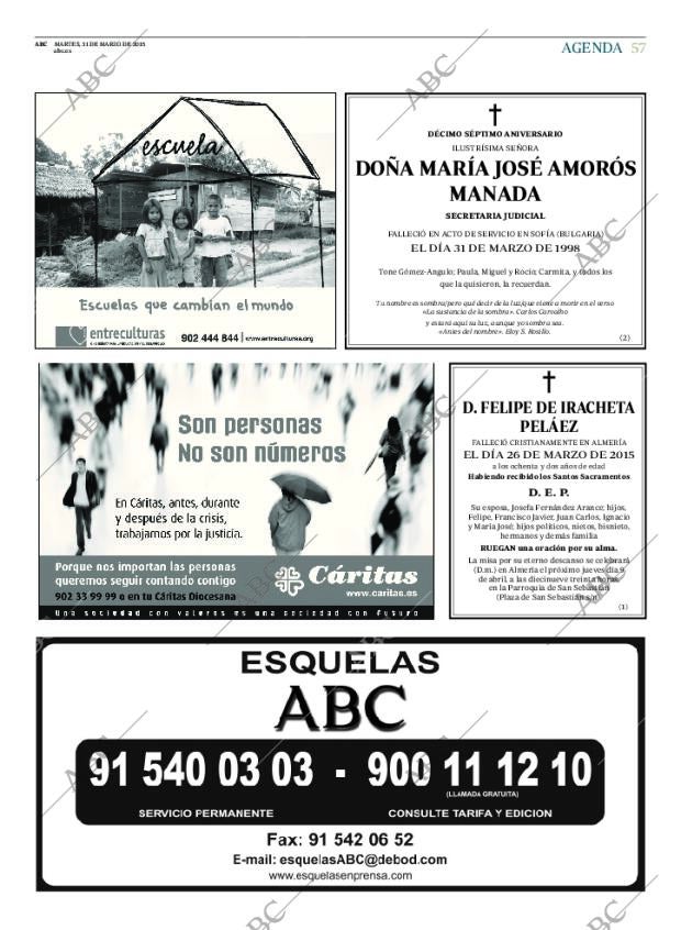 ABC MADRID 31-03-2015 página 57