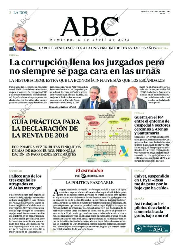 ABC MADRID 05-04-2015 página 2