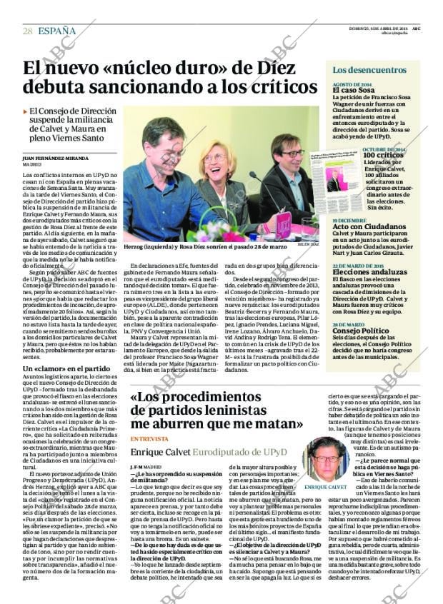 ABC MADRID 05-04-2015 página 28