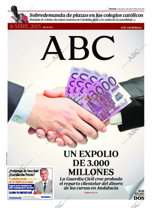 ABC CORDOBA 08-04-2015 página 1