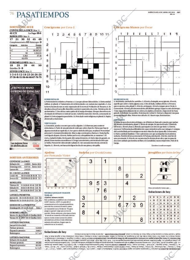 ABC MADRID 08-04-2015 página 76